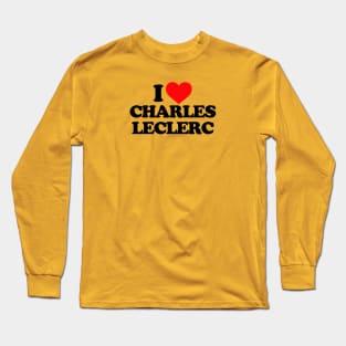 I love Charles Leclerc Long Sleeve T-Shirt